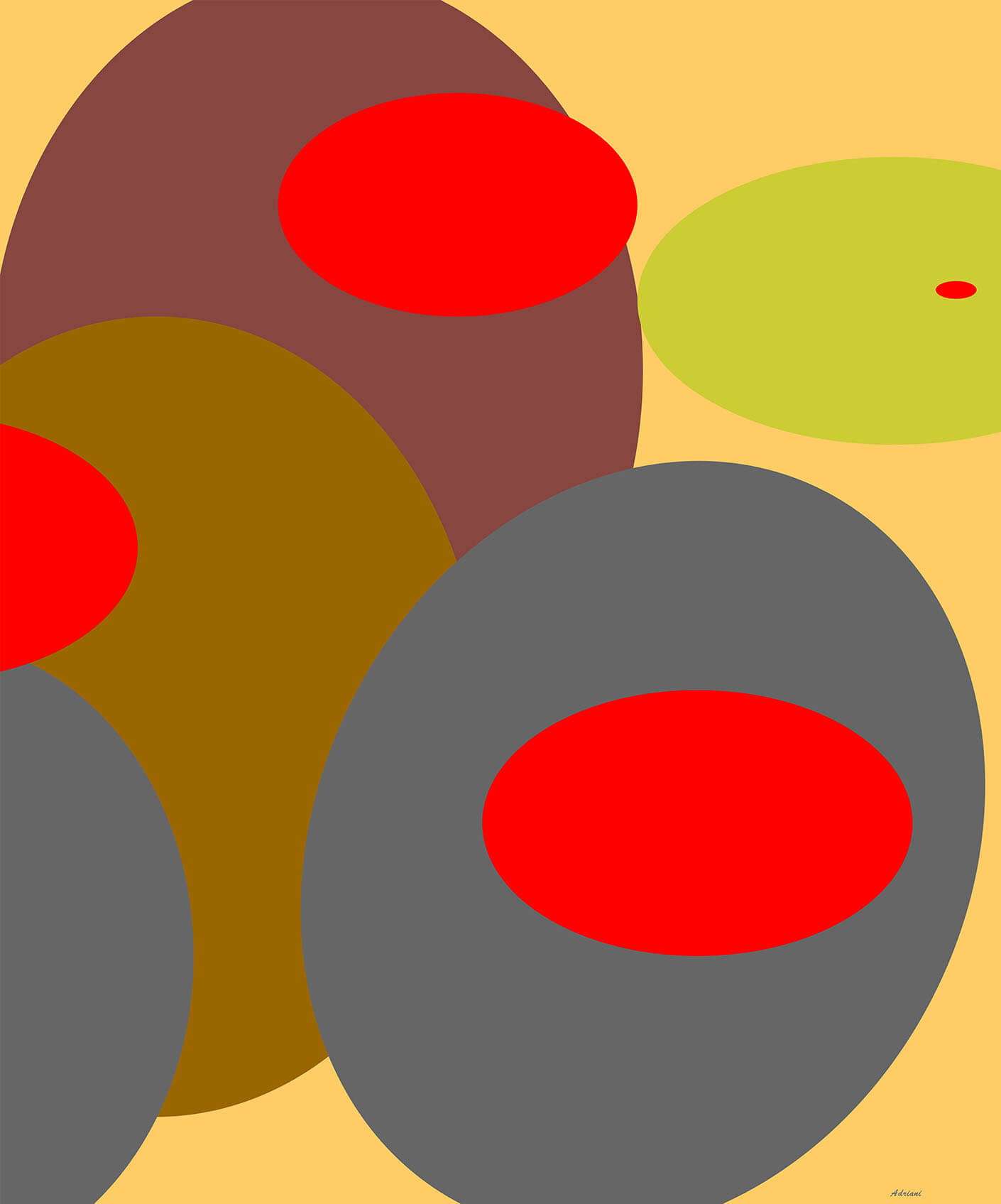Henk Adriani abstracte kunst